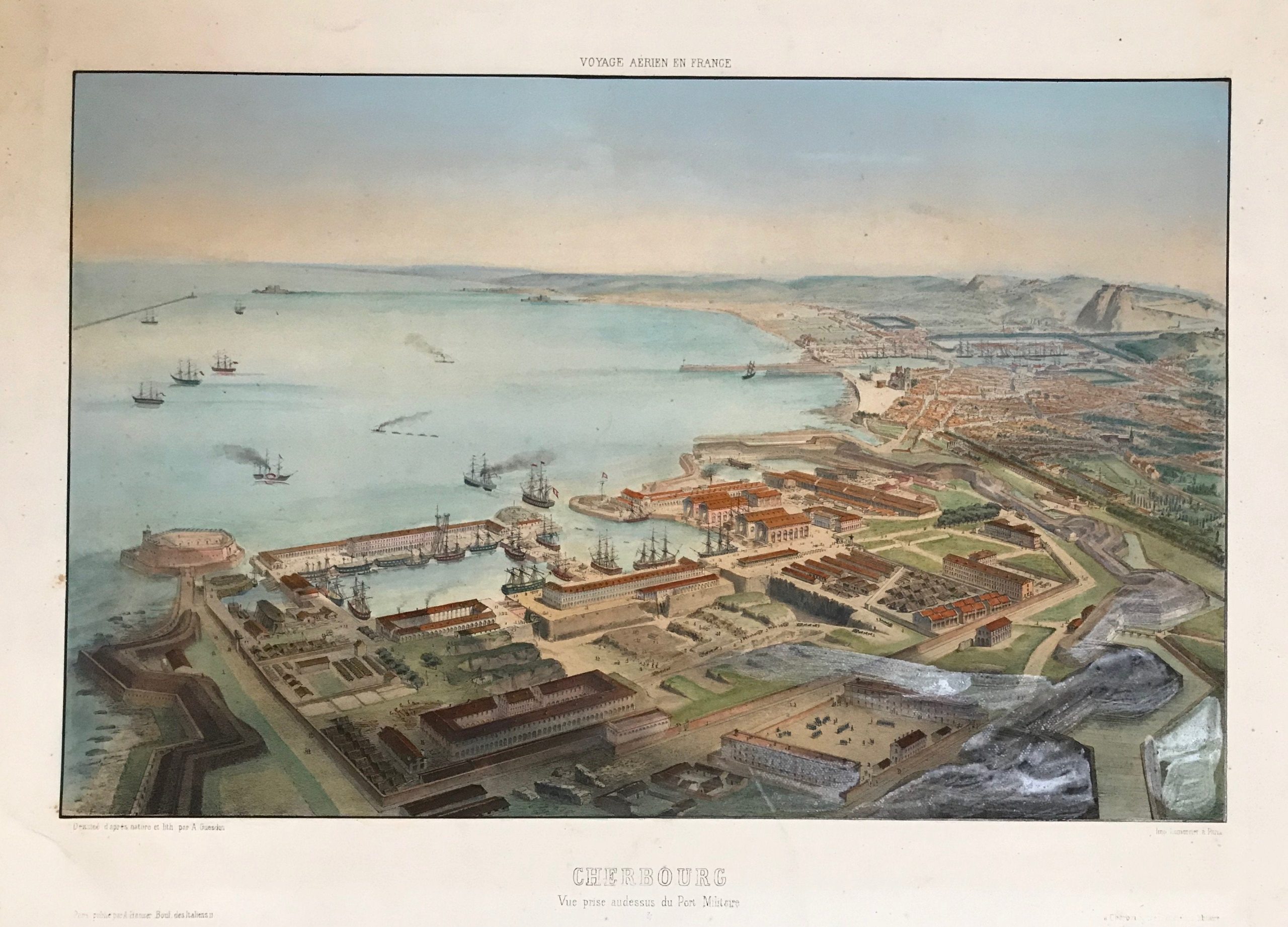 get-your-official-france-cherbourg-vue-prise-au-dessus-du-port-militaire-for-cheap_0.jpg